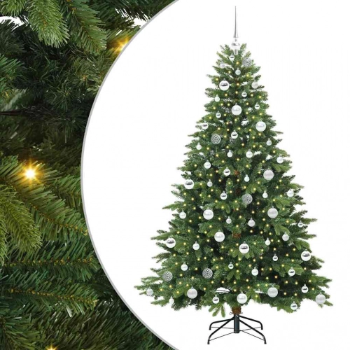 Mākslīgā Ziemassvētku Eglīte Su 300 Led Zaļa 180 Cm Pe Un Pvc Vidaxl