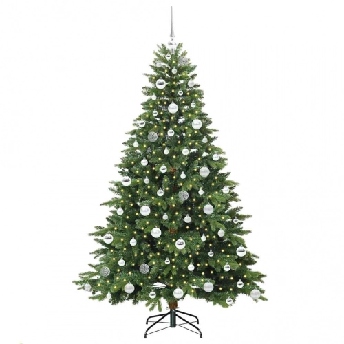 Mākslīgā Ziemassvētku Eglīte Su 300 Led Zaļa 180 Cm Pe Un Pvc Vidaxl