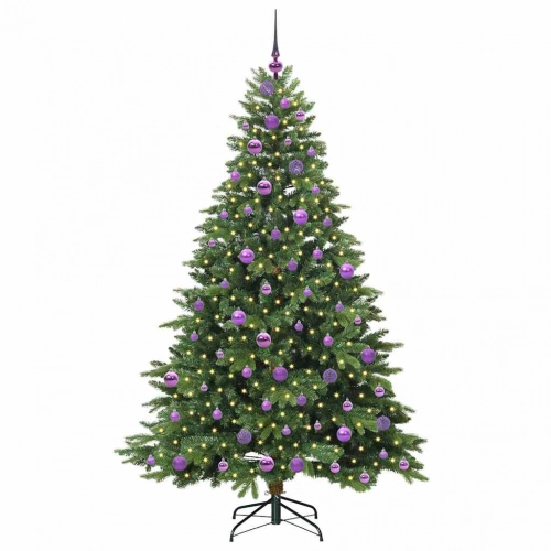 Mākslīgā Ziemassvētku Eglīte Su 300 Led Zaļa 180 Cm Pe Un Pvc Vidaxl