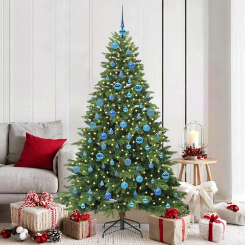 Mākslīgā Ziemassvētku Eglīte Su 300 Led Zaļa 180 Cm Pe Un Pvc Vidaxl