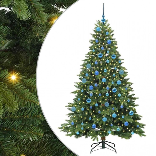 Mākslīgā Ziemassvētku Eglīte Su 300 Led Zaļa 180 Cm Pe Un Pvc Vidaxl