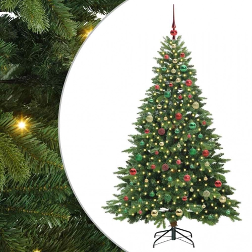 Mākslīgā Ziemassvētku Eglīte Su 300 Led Zaļa 180 Cm Pe Un Pvc Vidaxl