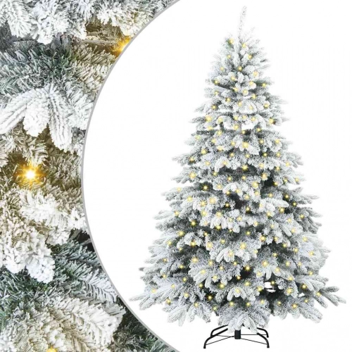 Mākslīgā Ziemassvētku Eglīte Su 300 Led Zaļa 180 Cm Pe Un Pvc Vidaxl