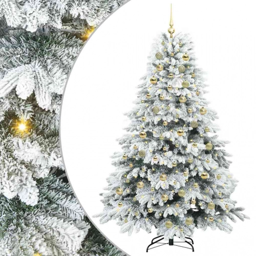 Mākslīgā Ziemassvētku Eglīte Su 300 Led Zaļa 180 Cm Pe Un Pvc Vidaxl