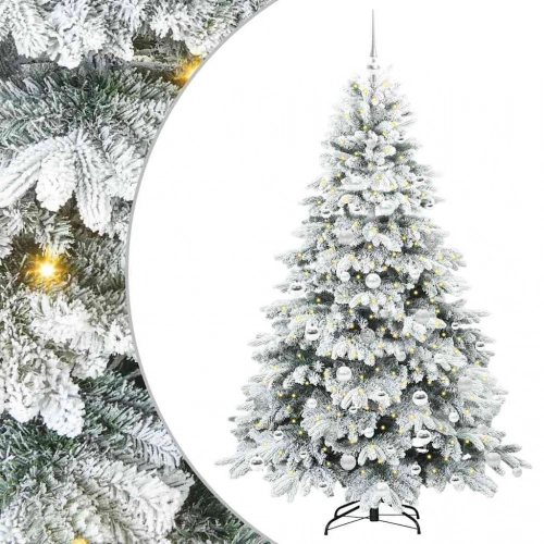 Mākslīgā Ziemassvētku Eglīte Su 300 Led Zaļa 180 Cm Pe Un Pvc Vidaxl