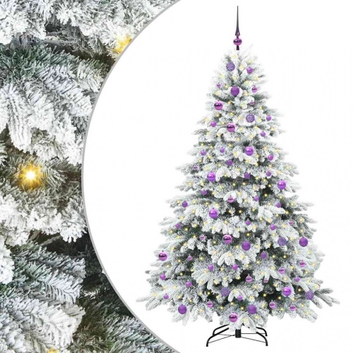 Mākslīgā Ziemassvētku Eglīte Su 300 Led Zaļa 180 Cm Pe Un Pvc Vidaxl
