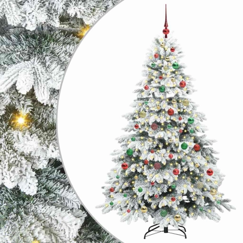 Mākslīgā Ziemassvētku Eglīte Su 300 Led Zaļa 180 Cm Pe Un Pvc Vidaxl