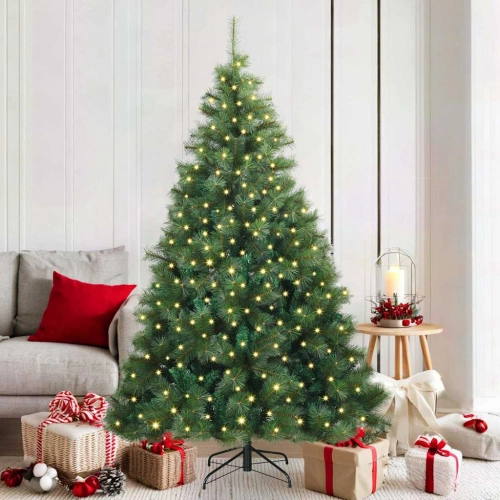 Mākslīgā Ziemassvētku Eglīte Su 300 Led Zaļa 180 Cm Pe Un Pvc Vidaxl