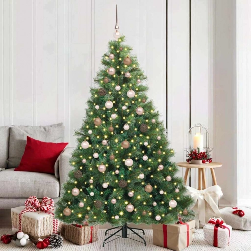 Mākslīgā Ziemassvētku Eglīte Su 300 Led Zaļa 180 Cm Pe Un Pvc Vidaxl