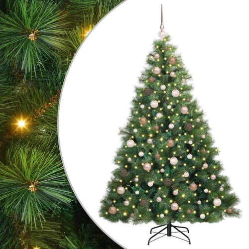 Mākslīgā Ziemassvētku Eglīte Su 300 Led Zaļa 180 Cm Pe Un Pvc Vidaxl
