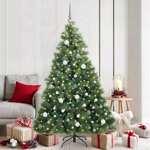 Mākslīgā Ziemassvētku Eglīte Su 300 Led Zaļa 180 Cm Pe Un Pvc Vidaxl