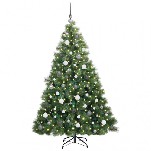 Mākslīgā Ziemassvētku Eglīte Su 300 Led Zaļa 180 Cm Pe Un Pvc Vidaxl