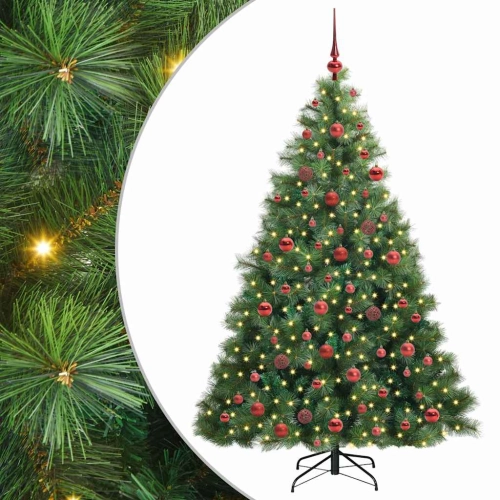 Mākslīgā Ziemassvētku Eglīte Su 300 Led Zaļa 180 Cm Pe Un Pvc Vidaxl