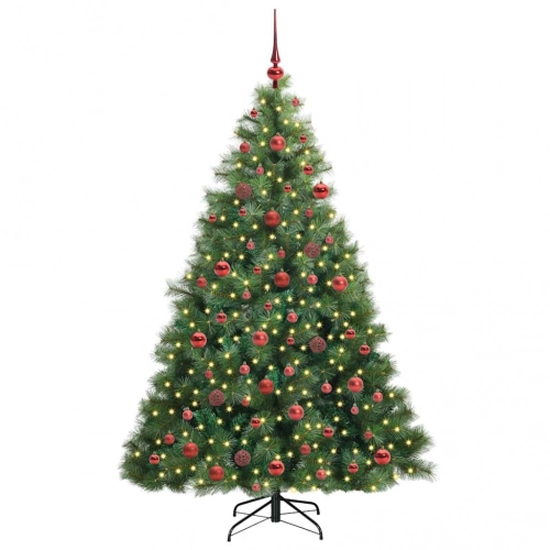 Mākslīgā Ziemassvētku Eglīte Su 300 Led Zaļa 180 Cm Pe Un Pvc Vidaxl
