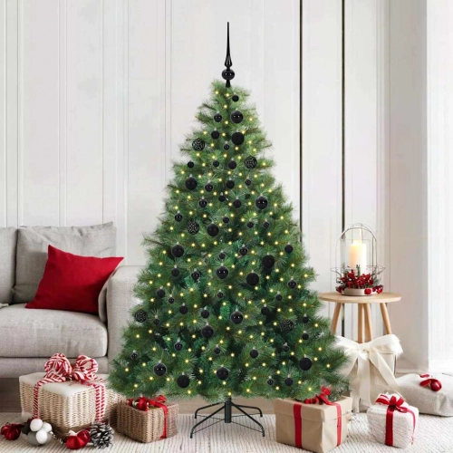 Mākslīgā Ziemassvētku Eglīte Su 300 Led Zaļa 180 Cm Pe Un Pvc Vidaxl