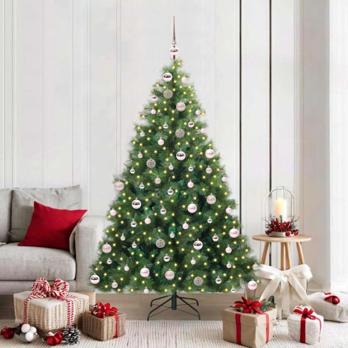 Mākslīgā Ziemassvētku Eglīte Su 300 Led Zaļa 180 Cm Pe Un Pvc Vidaxl