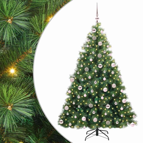 Mākslīgā Ziemassvētku Eglīte Su 300 Led Zaļa 180 Cm Pe Un Pvc Vidaxl
