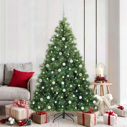 Mākslīgā Ziemassvētku Eglīte Su 300 Led Zaļa 180 Cm Pe Un Pvc Vidaxl