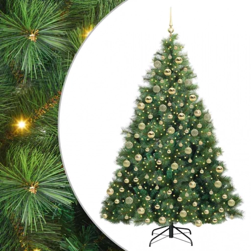 Mākslīgā Ziemassvētku Eglīte Su 300 Led Zaļa 180 Cm Pe Un Pvc Vidaxl