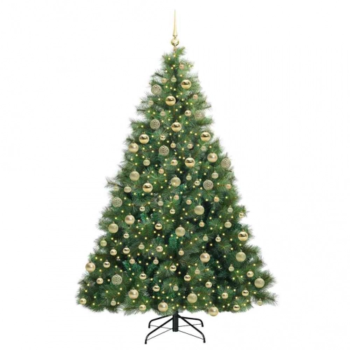 Mākslīgā Ziemassvētku Eglīte Su 300 Led Zaļa 180 Cm Pe Un Pvc Vidaxl