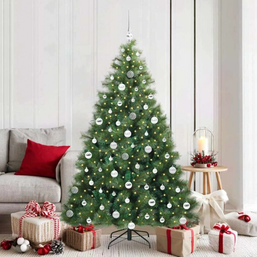 Mākslīgā Ziemassvētku Eglīte Su 300 Led Zaļa 180 Cm Pe Un Pvc Vidaxl