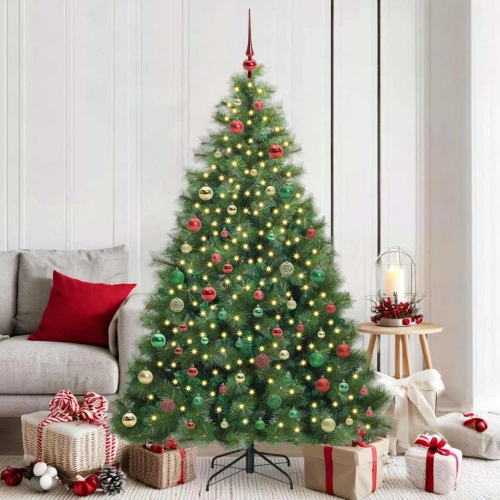 Mākslīgā Ziemassvētku Eglīte Su 300 Led Zaļa 180 Cm Pe Un Pvc Vidaxl