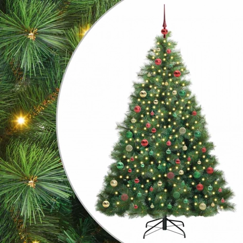 Mākslīgā Ziemassvētku Eglīte Su 300 Led Zaļa 180 Cm Pe Un Pvc Vidaxl