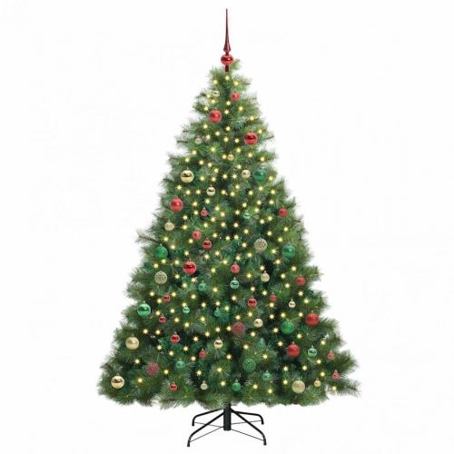Mākslīgā Ziemassvētku Eglīte Su 300 Led Zaļa 180 Cm Pe Un Pvc Vidaxl