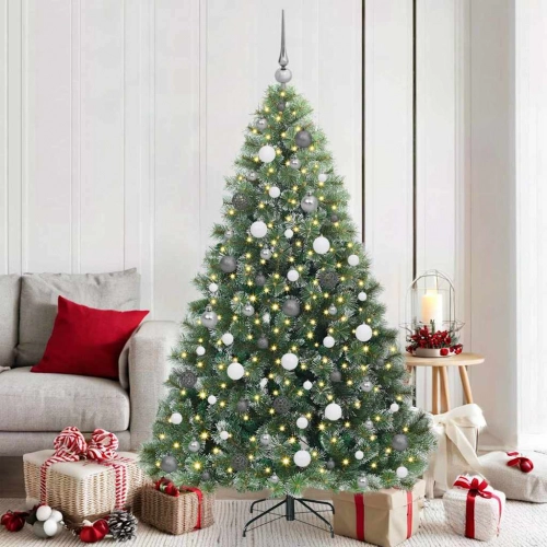 Mākslīgā Ziemassvētku Eglīte Su 300 Led Zaļa 180 Cm Pe Un Pvc Vidaxl