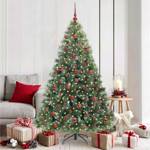 Mākslīgā Ziemassvētku Eglīte Su 300 Led Zaļa 180 Cm Pe Un Pvc Vidaxl