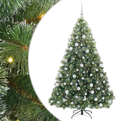 Mākslīgā Ziemassvētku Eglīte Su 300 Led Zaļa 180 Cm Pe Un Pvc Vidaxl