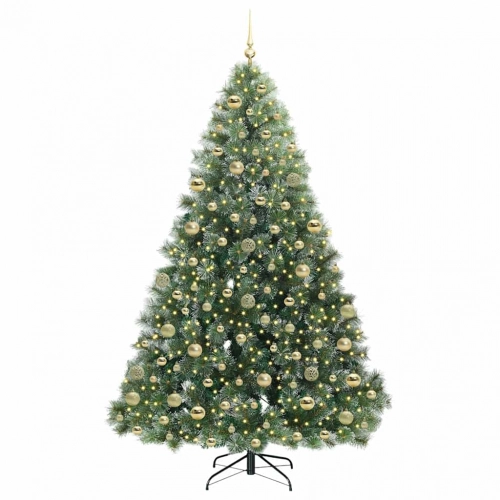 Mākslīgā Ziemassvētku Eglīte Su 300 Led Zaļa 180 Cm Pe Un Pvc Vidaxl