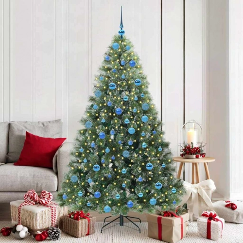Mākslīgā Ziemassvētku Eglīte Su 300 Led Zaļa 180 Cm Pe Un Pvc Vidaxl