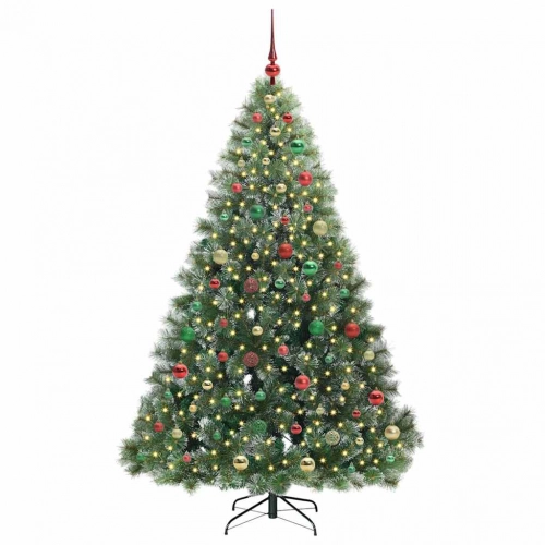 Mākslīgā Ziemassvētku Eglīte Su 300 Led Zaļa 180 Cm Pe Un Pvc Vidaxl