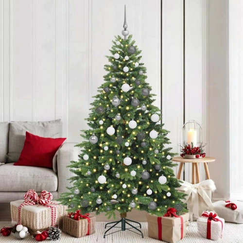 Mākslīgā Ziemassvētku Eglīte Su 300 Led Zaļa 180 Cm Pe Un Pvc Vidaxl