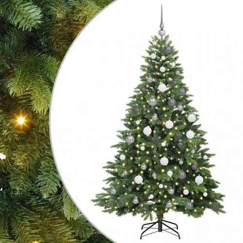 Mākslīgā Ziemassvētku Eglīte Su 300 Led Zaļa 180 Cm Pe Un Pvc Vidaxl