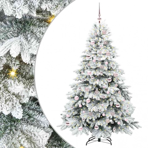 Mākslīgā Ziemassvētku Eglīte Su 300 Led Zaļa 180 Cm Pe Un Pvc Vidaxl