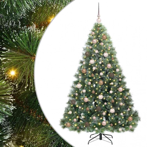 Mākslīgā Ziemassvētku Eglīte Su 300 Led Zaļa 180 Cm Pe Un Pvc Vidaxl