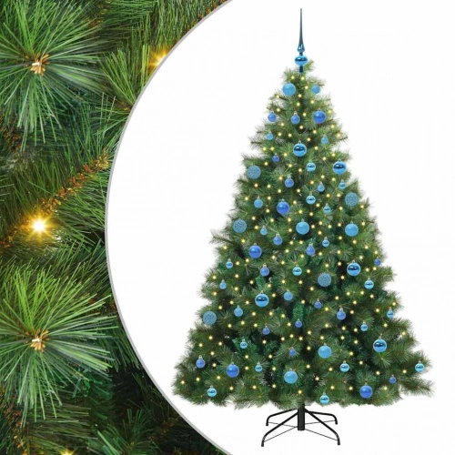 Mākslīgā Ziemassvētku Eglīte Su 300 Led Zaļa 180 Cm Pe Un Pvc Vidaxl