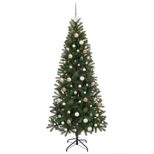 Mākslīgā Ziemassvētku Eglīte Su 300 Led Zaļa 210 Cm Pe Un Pvc Vidaxl