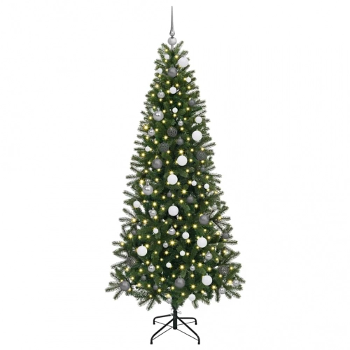 Mākslīgā Ziemassvētku Eglīte Su 300 Led Zaļa 210 Cm Pe Un Pvc Vidaxl