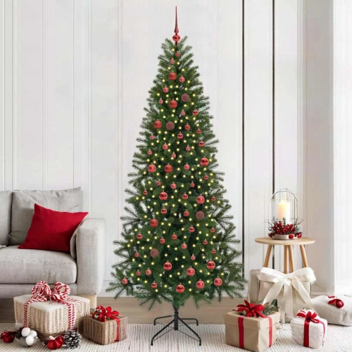 Mākslīgā Ziemassvētku Eglīte Su 300 Led Zaļa 210 Cm Pe Un Pvc Vidaxl
