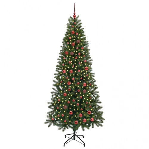 Mākslīgā Ziemassvētku Eglīte Su 300 Led Zaļa 210 Cm Pe Un Pvc Vidaxl