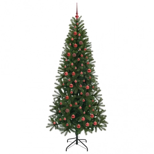 Mākslīgā Ziemassvētku Eglīte Su 300 Led Zaļa 210 Cm Pe Un Pvc Vidaxl