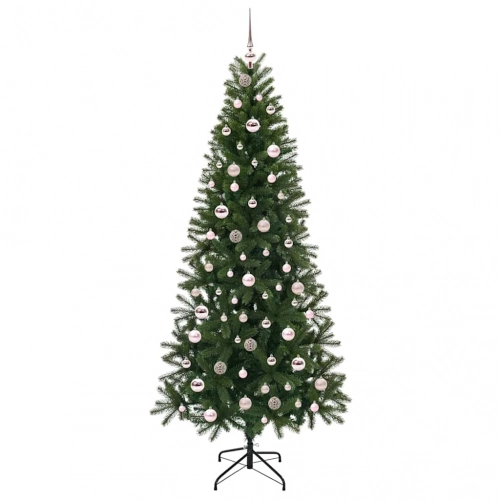 Mākslīgā Ziemassvētku Eglīte Su 300 Led Zaļa 210 Cm Pe Un Pvc Vidaxl