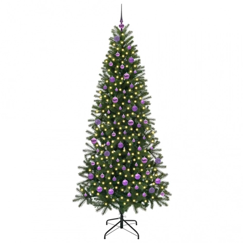 Mākslīgā Ziemassvētku Eglīte Su 300 Led Zaļa 210 Cm Pe Un Pvc Vidaxl