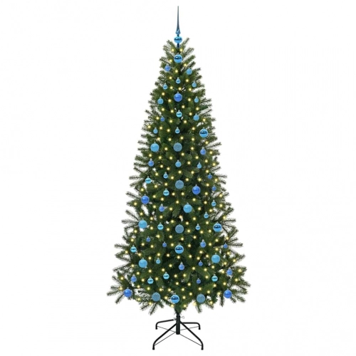 Mākslīgā Ziemassvētku Eglīte Su 300 Led Zaļa 210 Cm Pe Un Pvc Vidaxl