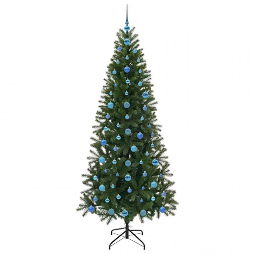 Mākslīgā Ziemassvētku Eglīte Su 300 Led Zaļa 210 Cm Pe Un Pvc Vidaxl