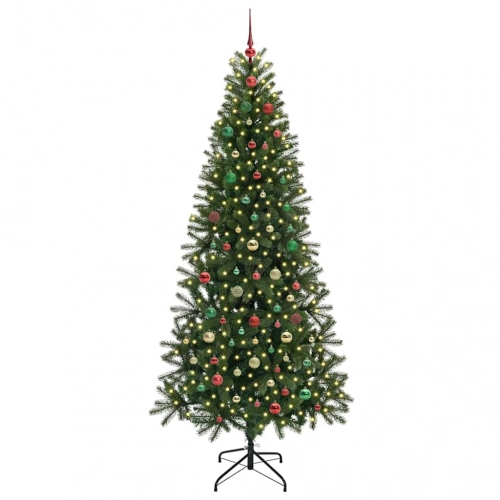 Mākslīgā Ziemassvētku Eglīte Su 300 Led Zaļa 210 Cm Pe Un Pvc Vidaxl