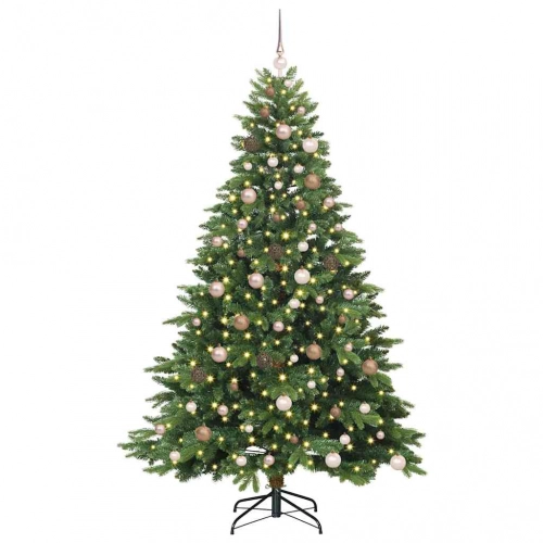 Mākslīgā Ziemassvētku Eglīte Su 300 Led Zaļa 210 Cm Pe Un Pvc Vidaxl
